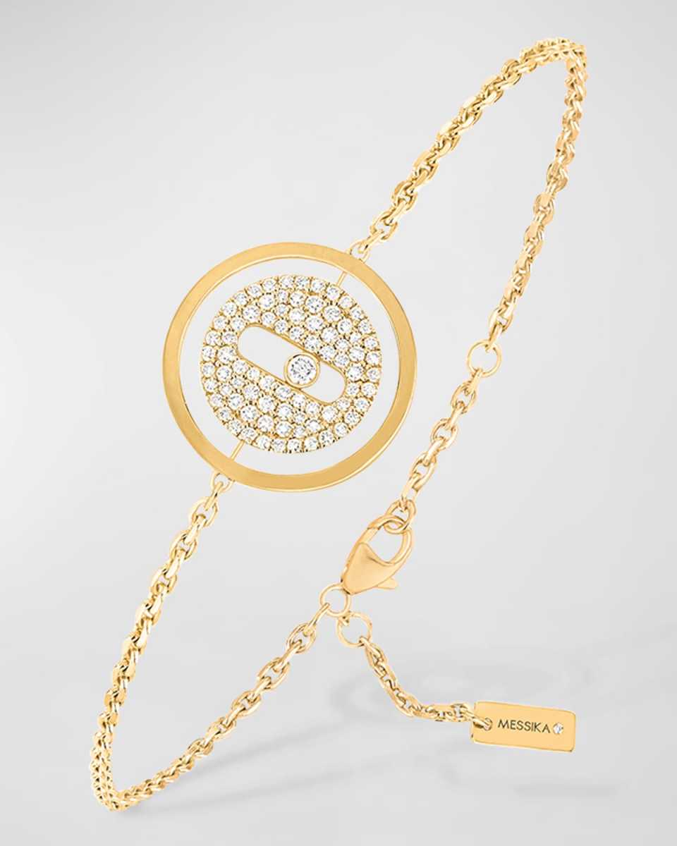 Lucky Move 18k Yellow Gold Small Diamond Bracelet